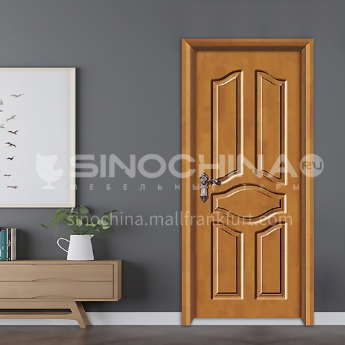 Oak solid wood door deep carved style painted oak solid wood door room door